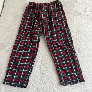 Latuza Pajama Pants Mens Small Classic Red Green Plaid Flannel Lounge Christmas‎